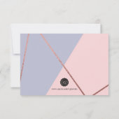 Hartelijk dank, Roos Gold Bedankkaart (Achterkant)