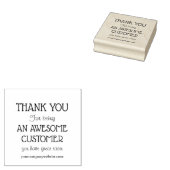 Hartelijk dank rubberstempel (Gestempeld)