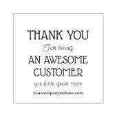 Hartelijk dank rubberstempel (Afrduk)