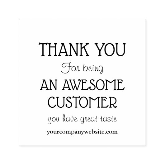 Hartelijk dank rubberstempel (Afrduk)