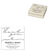 Hartelijk dank rubberstempel (Gestempeld)