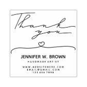 Hartelijk dank rubberstempel (Afrduk)