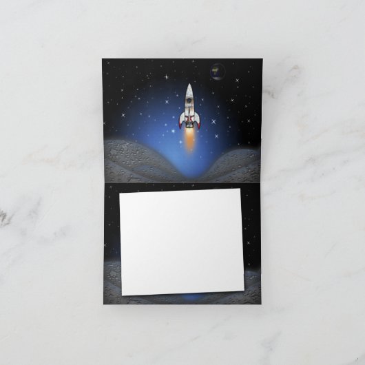 Hartelijk dank - ruimteschakels bedankkaart (Binnen)