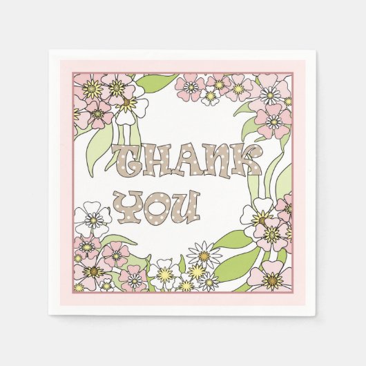 Hartelijk dank servet (Voorkant)