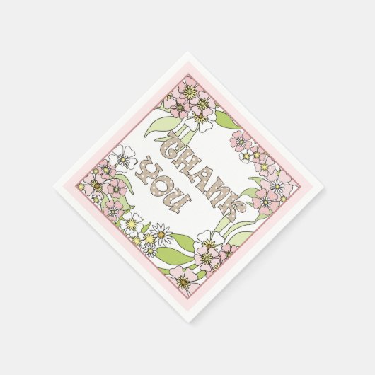 Hartelijk dank servet (Hoek)