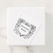 Hartelijk dank, service Realty Business Welkom Bedankjes Labels (In situ)