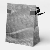 Hartelijk dank, Silver Metal Abstract Bedankdoosjes (Achterkant)