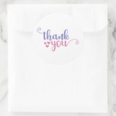 Hartelijk dank - Small Business Sticker (Tas)