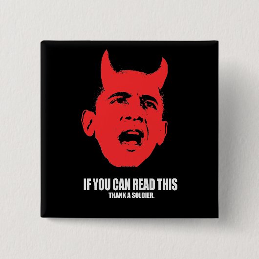 Hartelijk dank, soldaat Bumpersticker Vierkante Button 5,1 Cm (Voorkant)