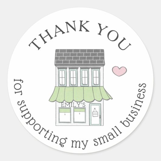 Hartelijk dank, speciaal gepersonaliseerd voor kle ronde sticker (Voorkant)