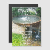 Hartelijk dank, speciaal vriendschappelijk Magneti (Voorkant / Achterkant)