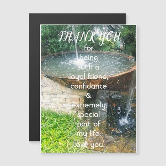 Hartelijk dank, speciaal vriendschappelijk Magneti (Voorkant / Achterkant)