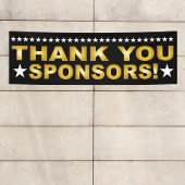 Hartelijk dank, sponsors Gold en Black Spandoek
