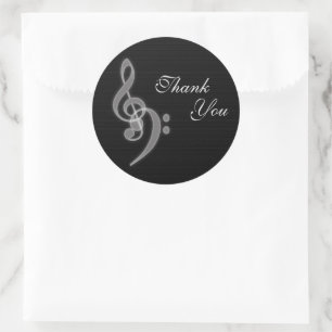 Hartelijk dank - Stickers voor de muziekronde