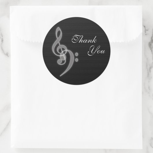 Hartelijk dank - Stickers voor de muziekronde (Tas)