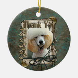 Hartelijk dank - Stone Paws - Podle - Abrite Keramisch Ornament