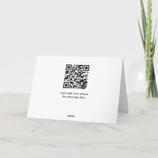 Hartelijk dank - Swan Nebula Center Bedankkaart (Achterkant)