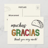 Hartelijk Dank Taco Dank U Wel Briefkaart (Voorkant / Achterkant)