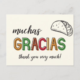 Hartelijk Dank Taco Dank U Wel Briefkaart