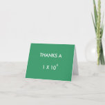 HARTELIJK DANK - thank-you kaart<br><div class="desc">Druk wetenschappelijk uw bedankt uit!  U kunt de kleur veranderen van de achtergrond of het schrijven.</div>