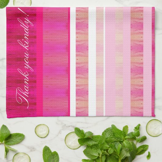 Hartelijk dank theedoek (Gevouwen)