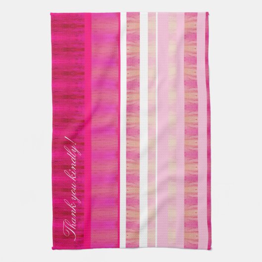 Hartelijk dank theedoek (Verticaal)