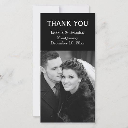 Hartelijk dank - Tijd om Champagne te Drinken Bedankkaart (Voorkant)