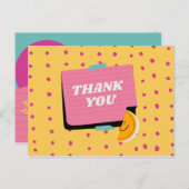 Hartelijk dank - UW AANWEZIGHEID IS EEN VERBORGEN Briefkaart (Voorkant / Achterkant)