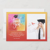 Hartelijk dank, uw foto is horizontaal kaart (Voorkant)