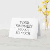 Hartelijk dank - Uw gevoel betekent zoveel Kaart (Gele Bloem)