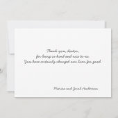 Hartelijk dank, van Gogh Sunflower Bedankkaart (Achterkant)