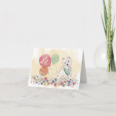 Hartelijk dank, van u en uw wiegenkaart bedankkaart (Voorkant)