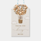 Hartelijk dank, veel Baby shower Cadeaulabel (Voorkant)