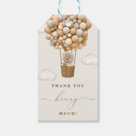 Hartelijk dank, veel Baby shower Cadeaulabel