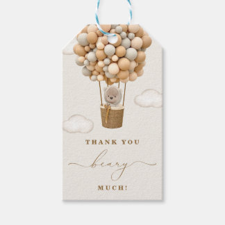 Hartelijk dank, veel Baby shower Cadeaulabel
