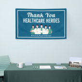 Hartelijk dank, verpleegkundigen en verpleegkundig spandoek (Beurs)