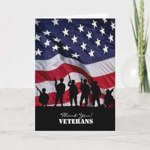 Hartelijk dank, veteranen bedankkaart