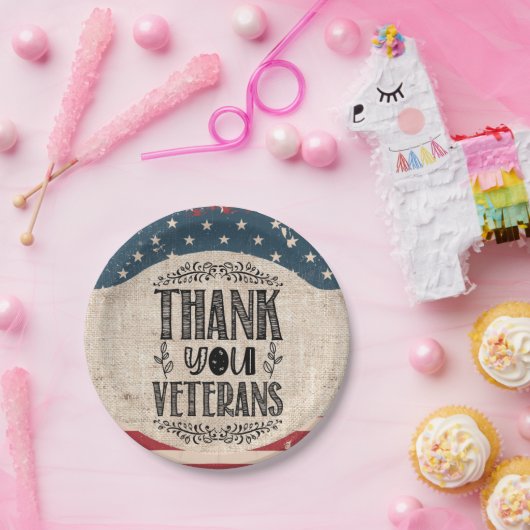 Hartelijk dank, veteranen, Bord papier (Feest)