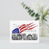 Hartelijk dank, veteranen briefkaart (Staand voorkant)