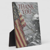 Hartelijk dank, veteranen fotoplaat (Zijkant)