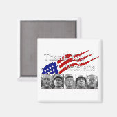 Hartelijk dank, veteranen magneet (Voorkant / Achterkant)