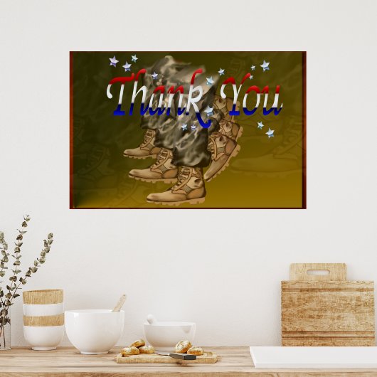 Hartelijk dank, veteranen-Posters Poster (Keuken)