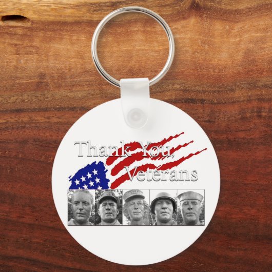 Hartelijk dank, veteranen sleutelhanger (Voorkant)