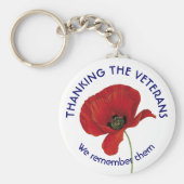 Hartelijk dank, veteranen sleutelhanger (Voorkant)