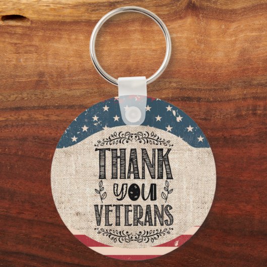 Hartelijk dank, veteranen sleutelhanger (Voorkant)