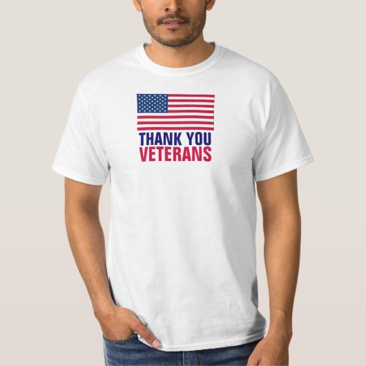 Hartelijk dank, veteranen t-shirt (Voorkant)