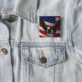 Hartelijk dank, veteranen vierkante button 5,1 cm (In situ)