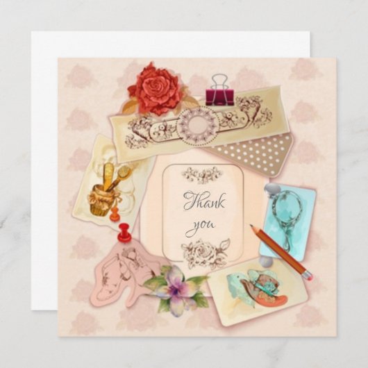 Hartelijk dank, vintage (Voorkant / Achterkant)