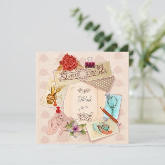 Hartelijk dank, vintage (Staand voorkant)