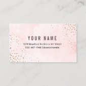 Hartelijk dank visitekaartje (Achterkant)